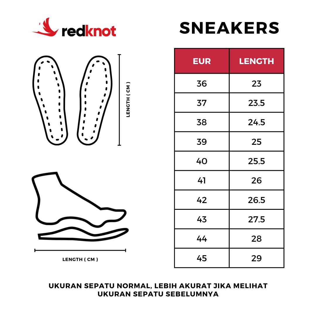 Redknot Expansion Hitam Sol Hitam - Sepatu Sneakers Pria Ringan