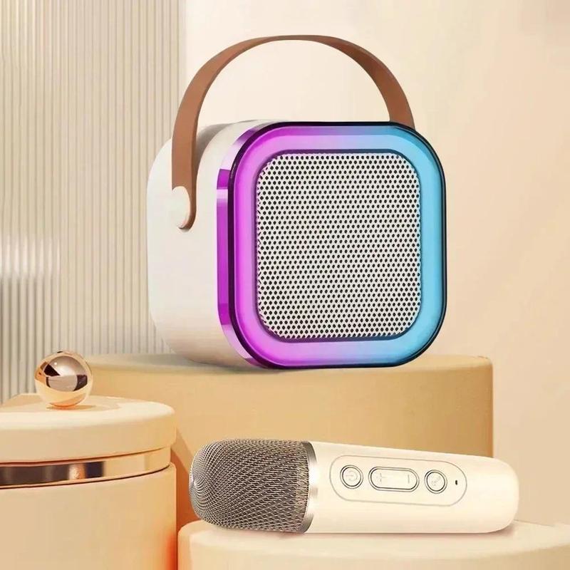Product Introduction of Bluetooth speaker mini portable karaoke microphone wireless Bluetooth integrated Audio Smartphone 8