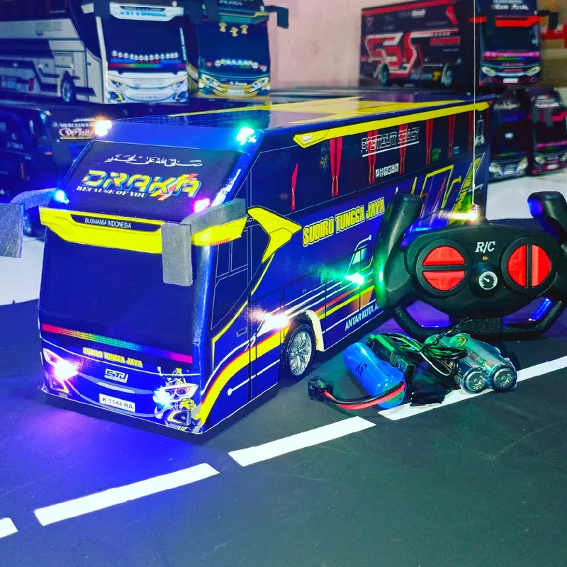 miniatur bus stj draka remote control Basuri 0