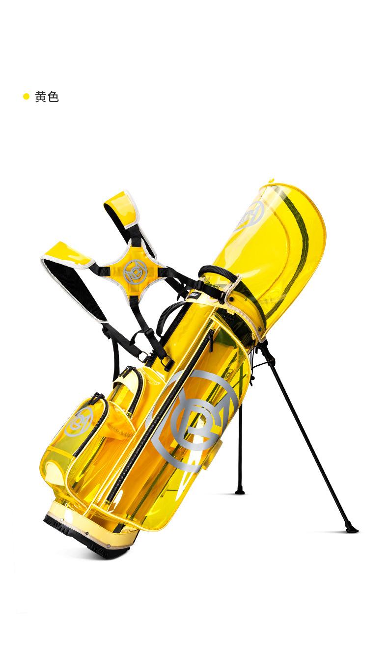 Product Introduction of [PGM] New Golf Bag Stand Bag Unisex Lightweight Club Bag Korean Style Transparent Golf Bag QB131 23