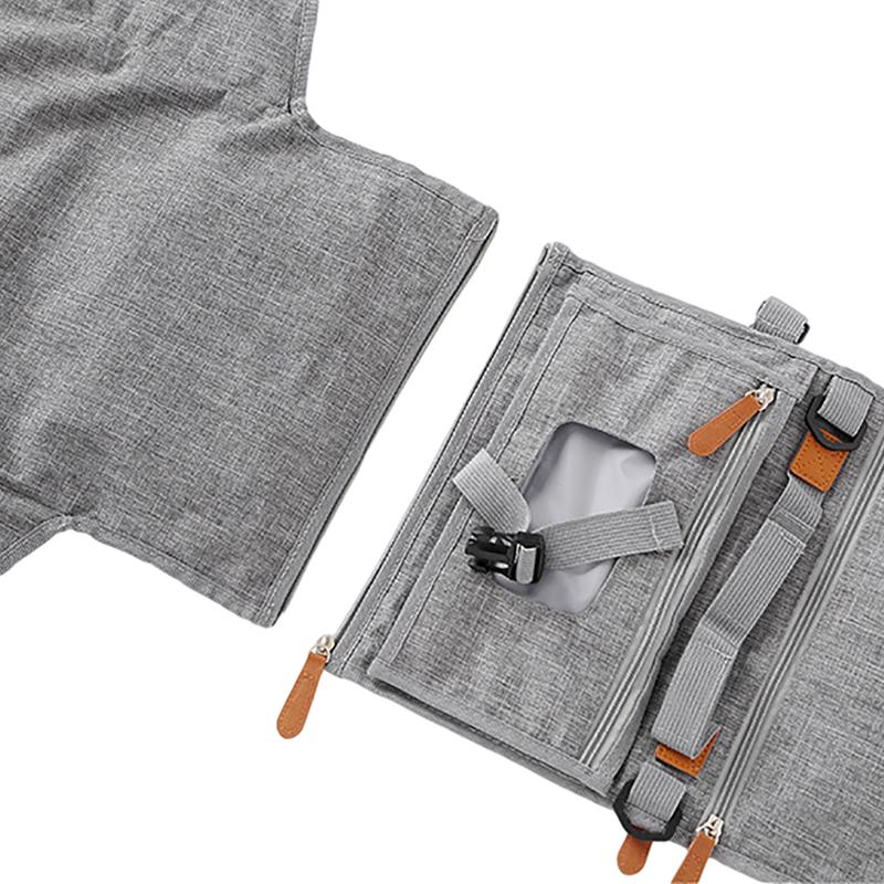 Product Introduction of Baby changing table Large capacity multi-functional stroller hanging bag portable waterproof diaper bag 5