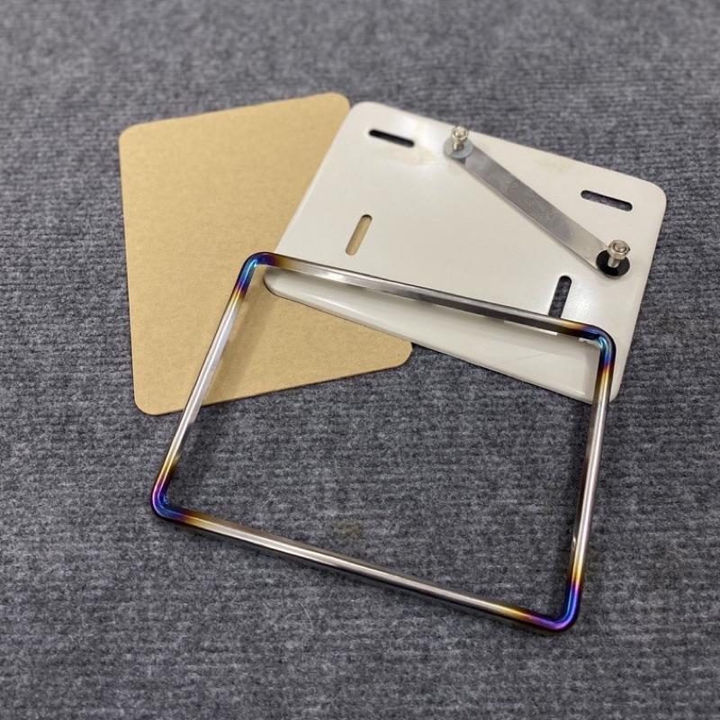 Bộ Khung Biển Số Xe Máy Titan Khò,  Titan 7 màu Phụ Kiện Phụ Tùng