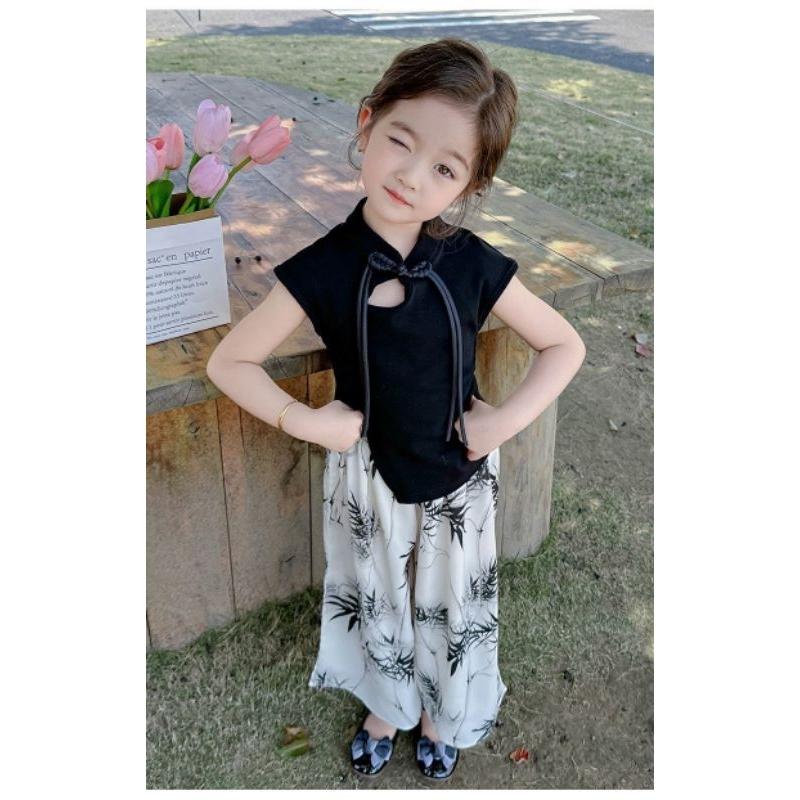 Wanda Black Set | Baju Shanghai Anak Perempuan | Setelan Baju Anak Perempuan 3