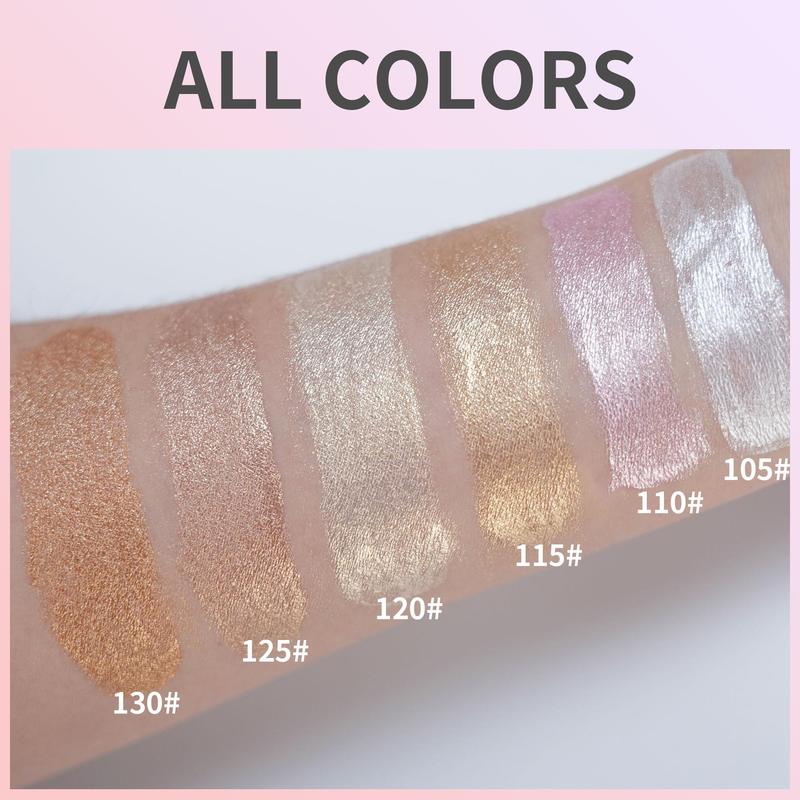 Product Introduction of Long Lasting Glitter Highlighter Liquid, 1 Box Shimmering Highlighter Liquid, Portable High-gloss Makeup Liquid, Cosmetic Product for Women & Girls 3