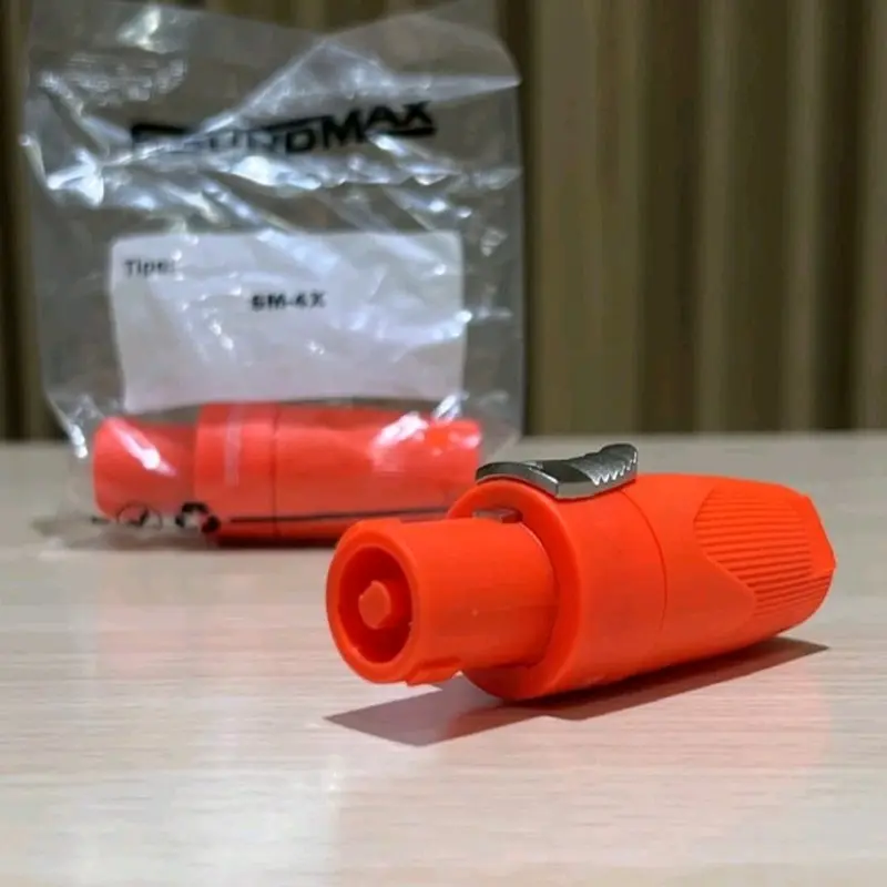 jack speakon male soundmax SM-4X orange original 2
