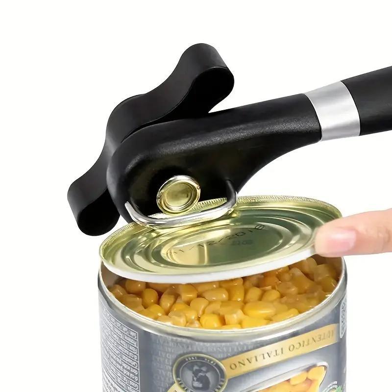Stainless Steel Can Opener, 1 Count Multifunctional Kitchen Gadget for Effortless Opening Of Cans, Kitchen Utensils & Gadgets, Summer Gift Ideas 2