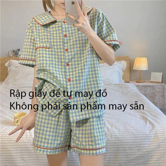 Bộ rập cắt may đồ bộ mặc nhà,rập giấy may quần áo 0