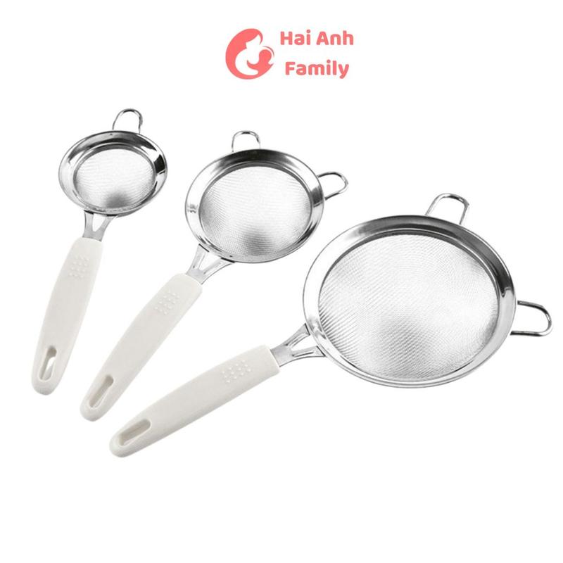  Rây Lọc Bột Cháo Thép Không Gỉ Cao Cấp 