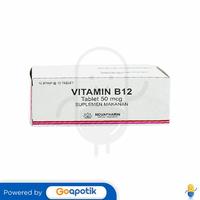Gambar VITAMIN B12 NOVAPHARIN 50 MCG BOX 100 TABLET dari Apotek Aulia Bekasi Utara by GoApotik Kota Bekasi 2 Tokopedia