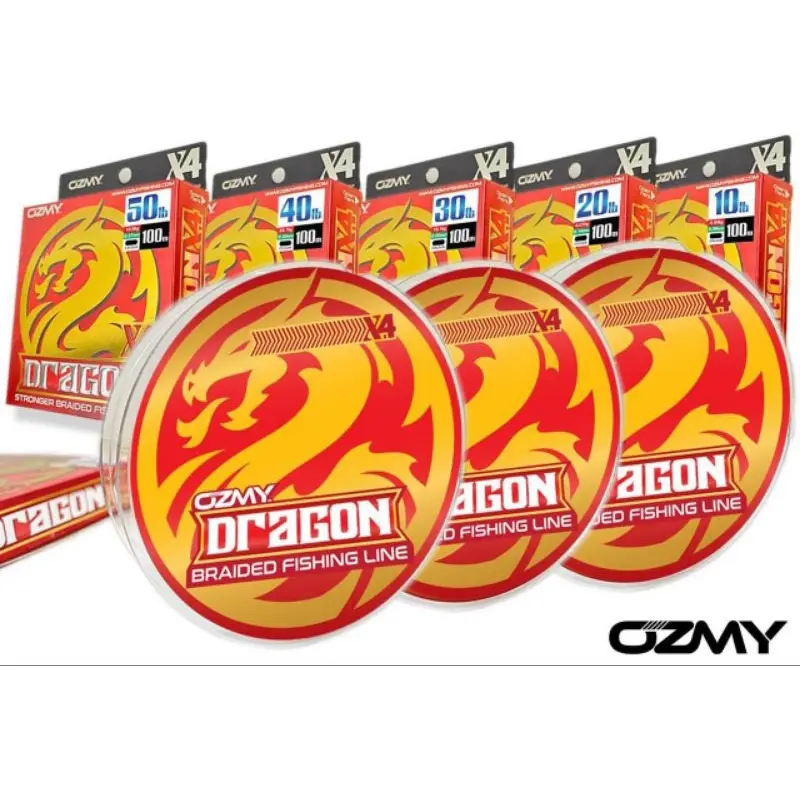 Tali Jalinan, OZMY DRAGON X4, Tersedia dalam 100M dan 150M panjang.