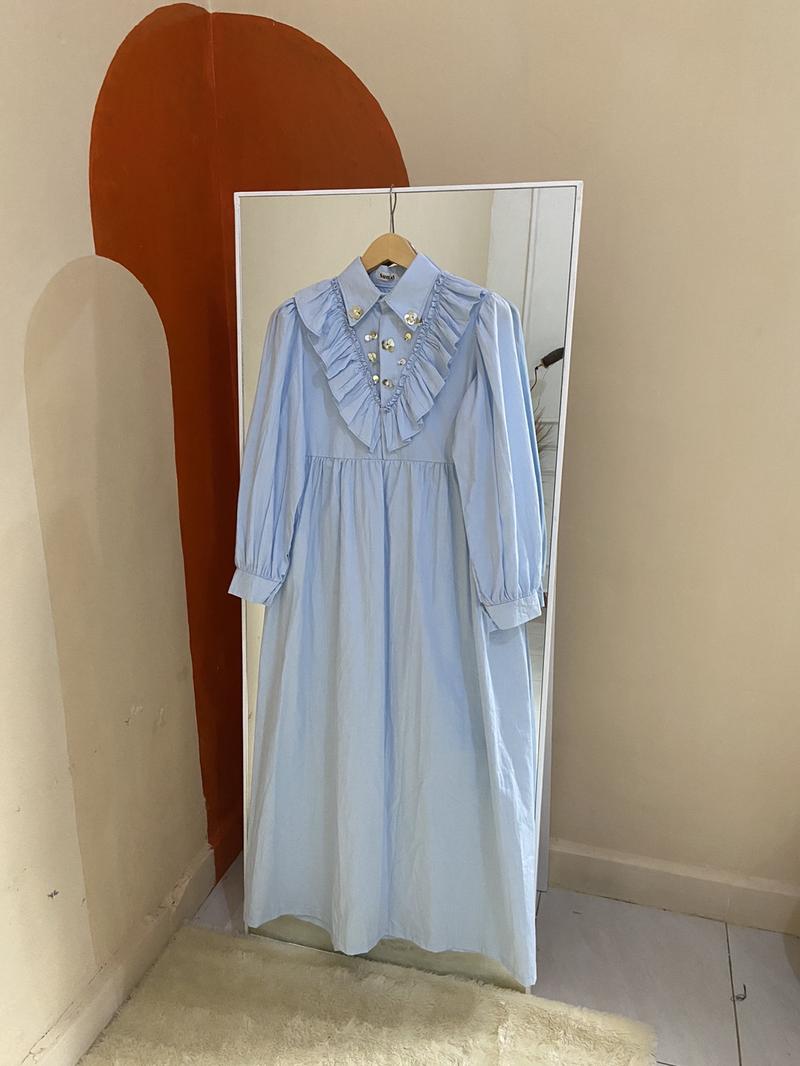Product Introduction of Dress payet by sun.id Katun Kancing 0