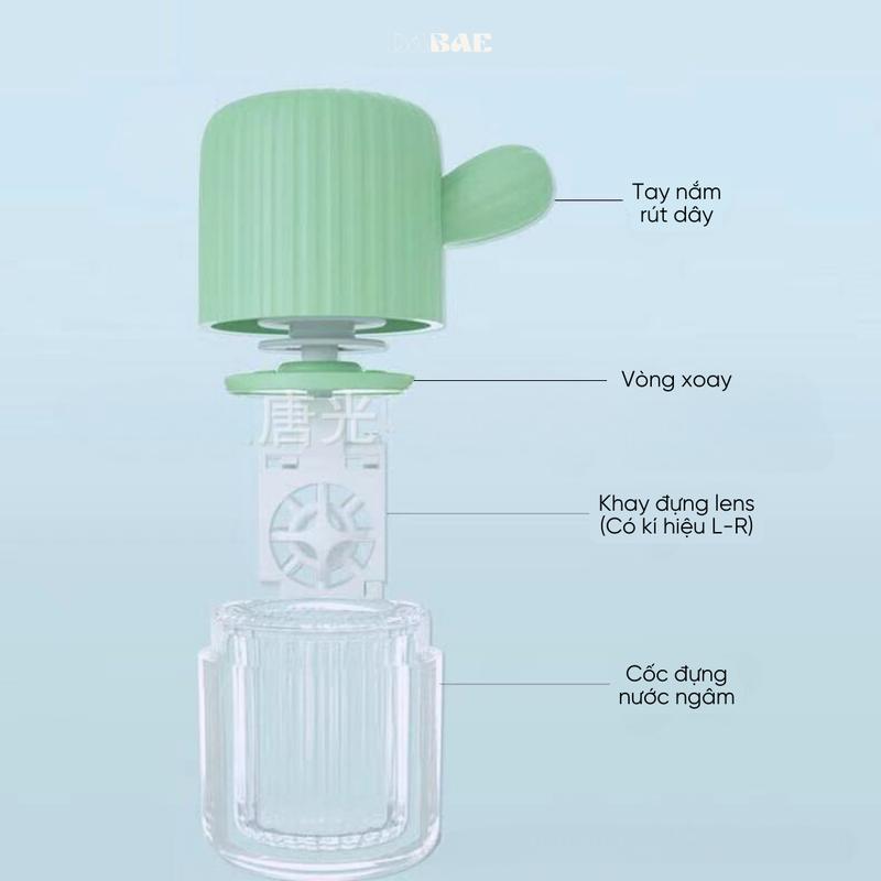 Máy rửa kính áp tròng, máy vệ sinh lens chính hãng EYEKAN 3