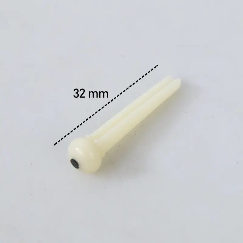 Bridge Pins Saddle Senar Nut Gitar Akustik - A009 - Beige Plastik 4