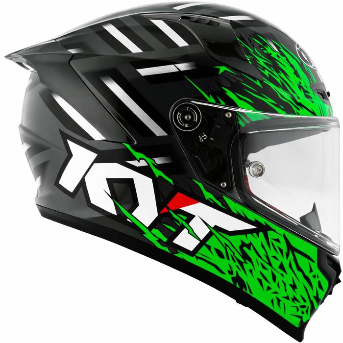Gambar HELM KYT STRIKER FLAMING - ANTHRACITE/GREEN - XL dari KYT Indonesia Kota Administrasi Jakarta Pusat 4 Tokopedia