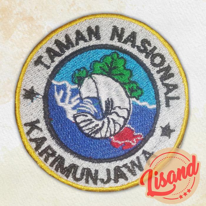Gambar Patch Emblem Bordir Taman Nasional Karimun Jawa dari Lisand Kota Bogor Tokopedia