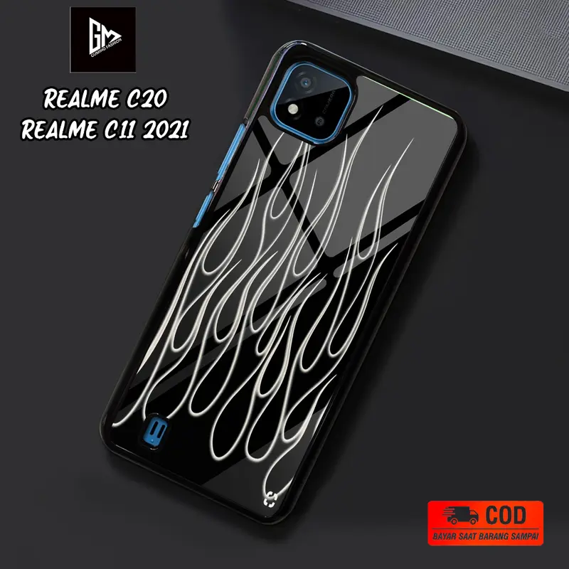 Case Kilau Glossy R*ALME C20 - C11 2021  Terbaru Fashion Casing API - Pelindung Hp Hardcase Softcase Temrurah bisa COD 5