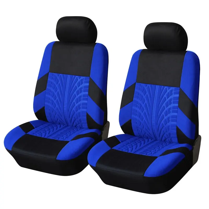 Universal Car Seat Protective Cover for 2 Front Seats, 2 Sets Breathable Car Seat Cover, Comfortable Car Seat Protector, Car Interior Accessory 0
