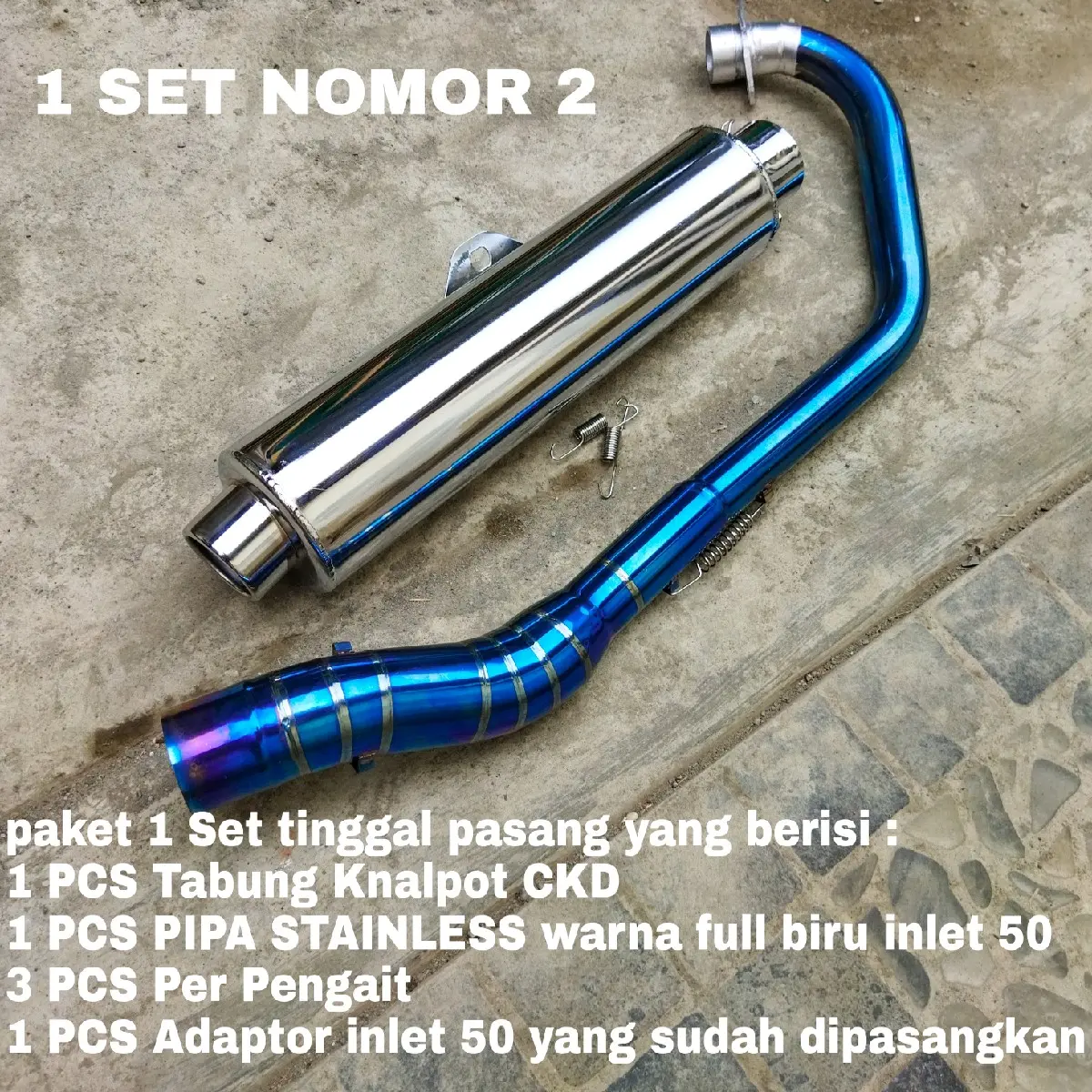 1Set Nomor 2 tinggal Pasang