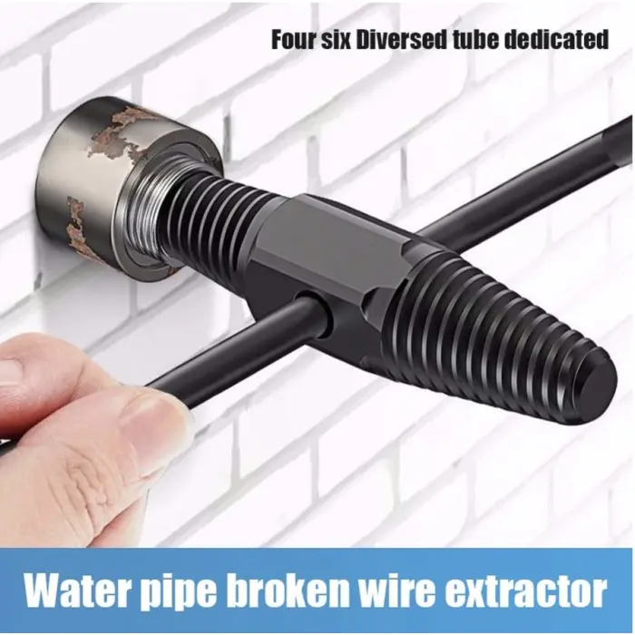Pipe Screw Extractor Alat Buka Pencabut Drat Pipa Kran Patah Putus 2
