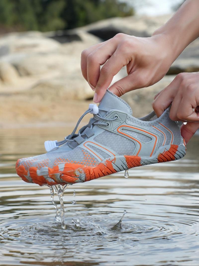 Product Introduction of Unisex Lightweight Breathable Quick Drying River Trekking Shoes, Sporty Lace Up Water Shoes for Beach Hiking, Swimming, Drifting, Diving, Outdoor Sneakers 3