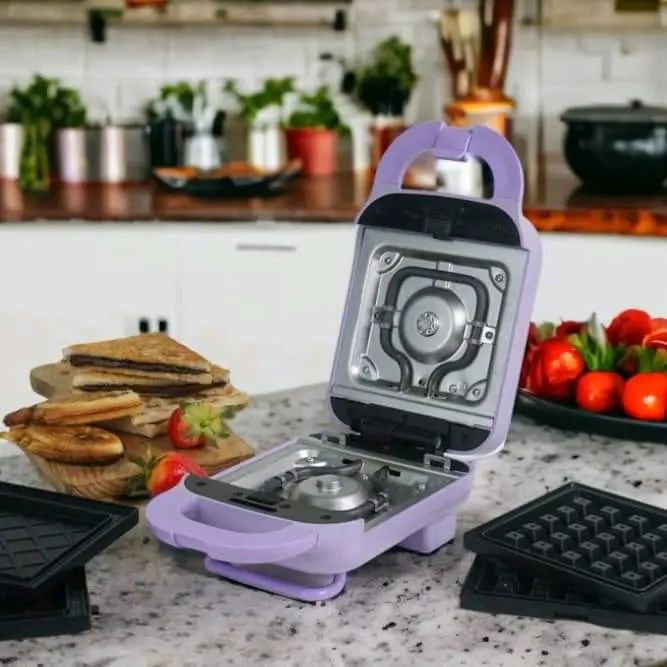 Clovertec sandwich maker 3 in 1 4