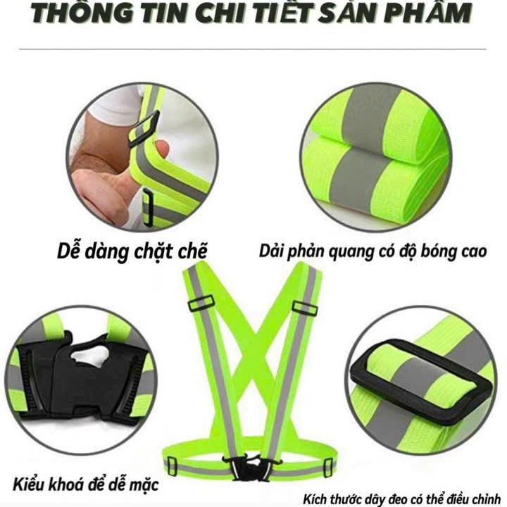 Dây đai Phản Quang giá rẻ dễ dàng nhận diện trong trời tối 4