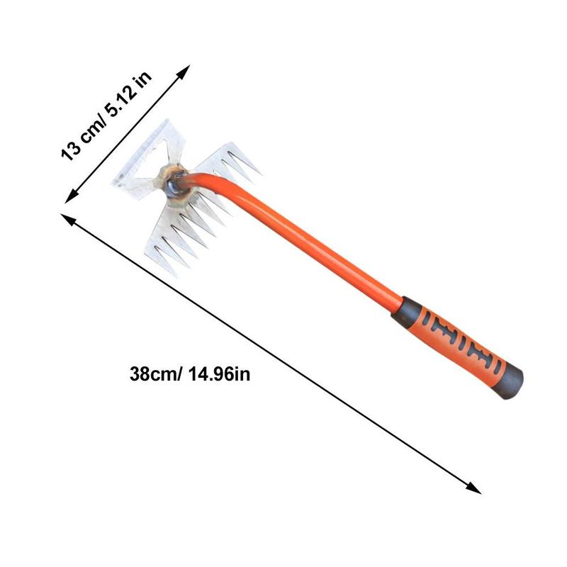 Product Introduction of Hoe Rustproof Weeding Artifacts Uprooting Tools Gardening Manganese Hoeing Steel Agricultural E9D9 33