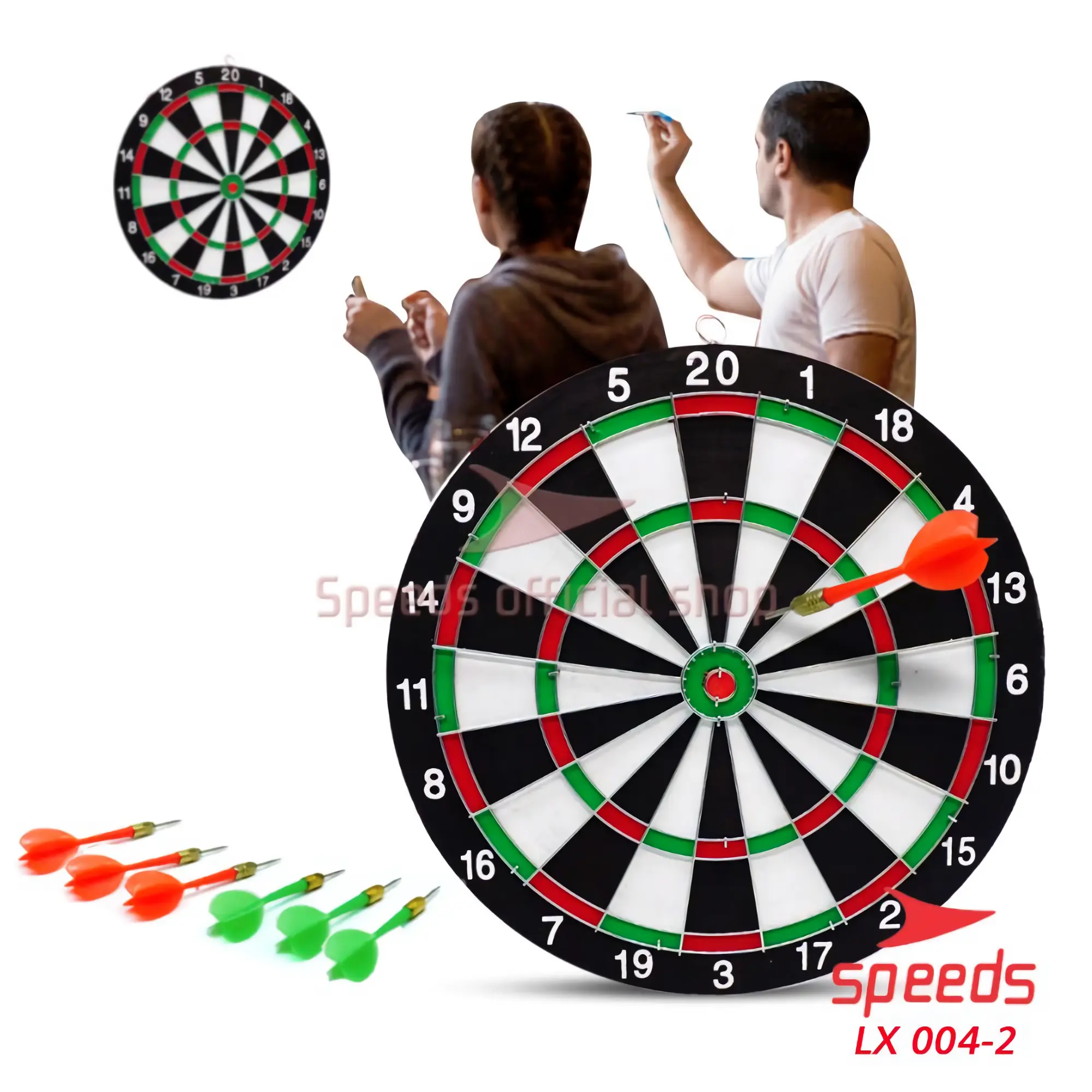 SPEEDS Papan Dart Board Game Pro Panahan Dinding 15 inch 004-2