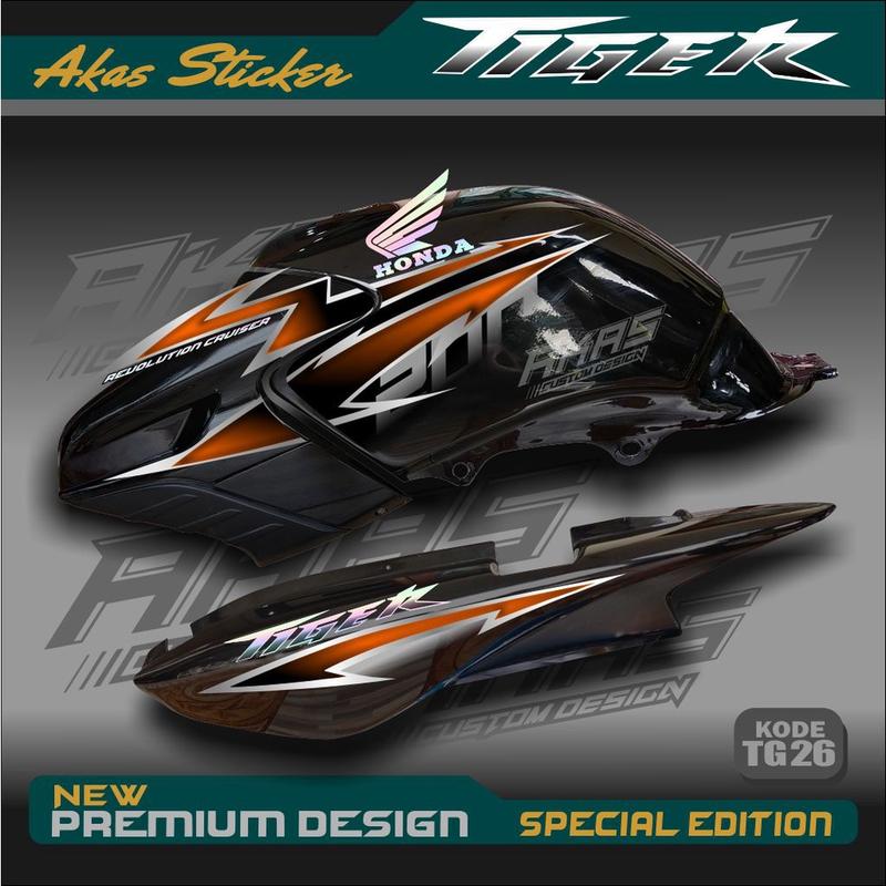 Striping Tiger Revo Variasi Striping Tiger Custom HOLOGRAM kode TG26 4