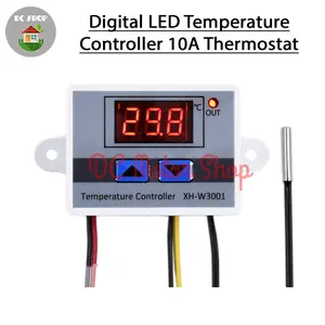 12/24/220V Digital LED Temperature Controller 10A Thermostat