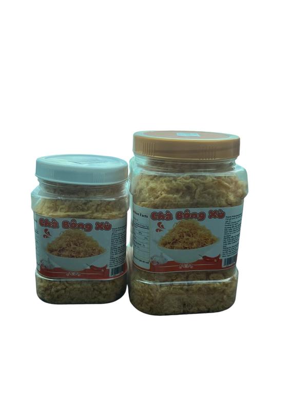 Chà bông xù việt nam hủ nhựa Food Ăn Vặt lương  khô 3
