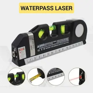 Waterpass Laser / Alat Ukur  Meteran Waterpas Laser Leveling Level Pro3 Vertikal Horizontal