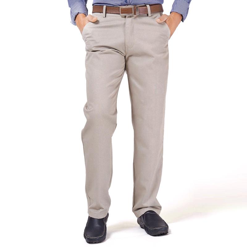 Quần dài kaki 10 màu nam trung niên [size lớn 35,36,37,38,39] form ống suôn chất liệu vãi thun cotton , không co giản dày giặn