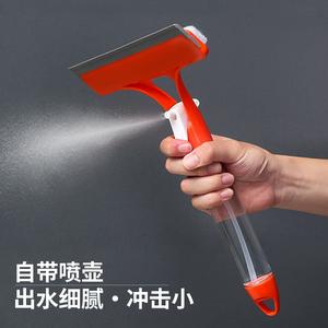 シリコン一体型スプレーガラスワイパー 家庭用窓拭き 3in1 水拭きワイパー スプレー付きガラス拭き神器 掃除グッズ 高効率清掃
