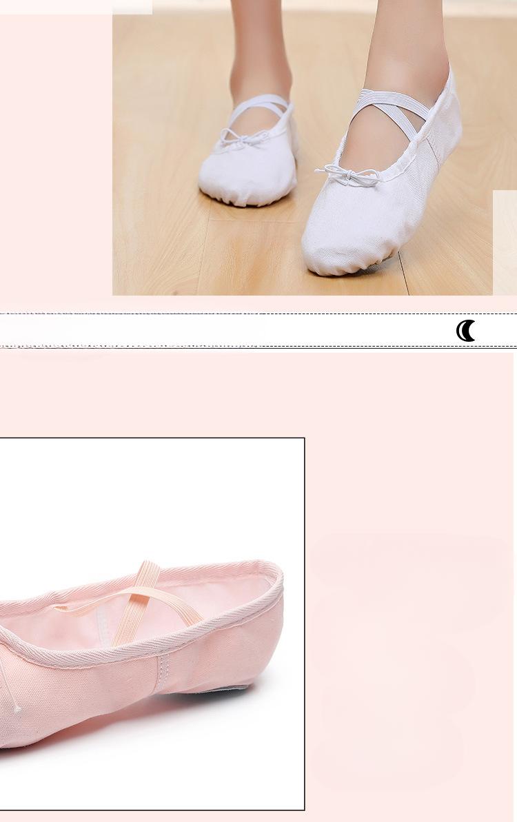 Product Introduction of Giày Múa Ba Lê, Cho Bé Gái, Chất Liệu Vải Bố, Đế Mềm, Dép Khiêu Vũ Múa Ba Lê, Thích Hợp Cho Trẻ Em Và Người Lớn, Giày Múa Ba Lê Tập Luyện, Thích Hợp Cho Phụ Nữ, Giày Khiêu Vũ 3