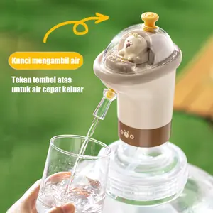 Pompa Galon Dispenser Pompa Air Galon Electric Water Pump Pencet Motif Lucu Wadah