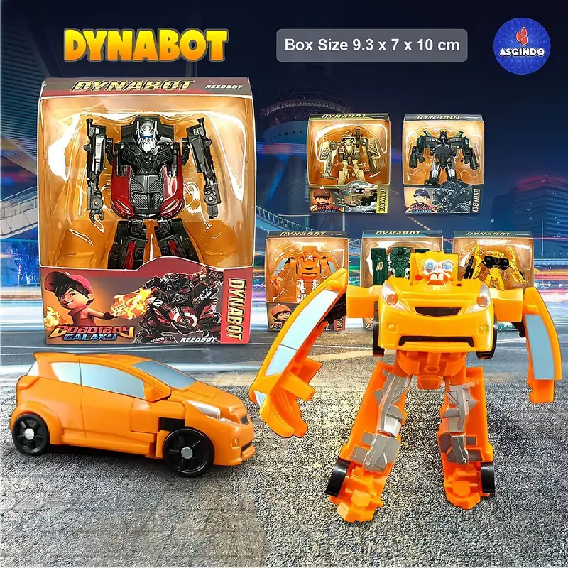 ( BISA COD ) PROMO Mainan Anak Laki Laki Dynabot Robot Transformer Bisa Berubah Menjadi Mobil Mobilan / Truck TrukTempur SNI Murah 2