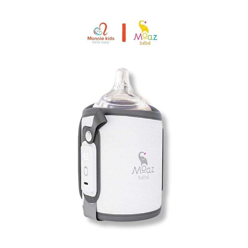 Túi ủ bình sữa giữ nhiệt Moaz BeBe MB067 cho mẹ và bé, túi giữ ấm bình sữa thông minh - Monnie Kids