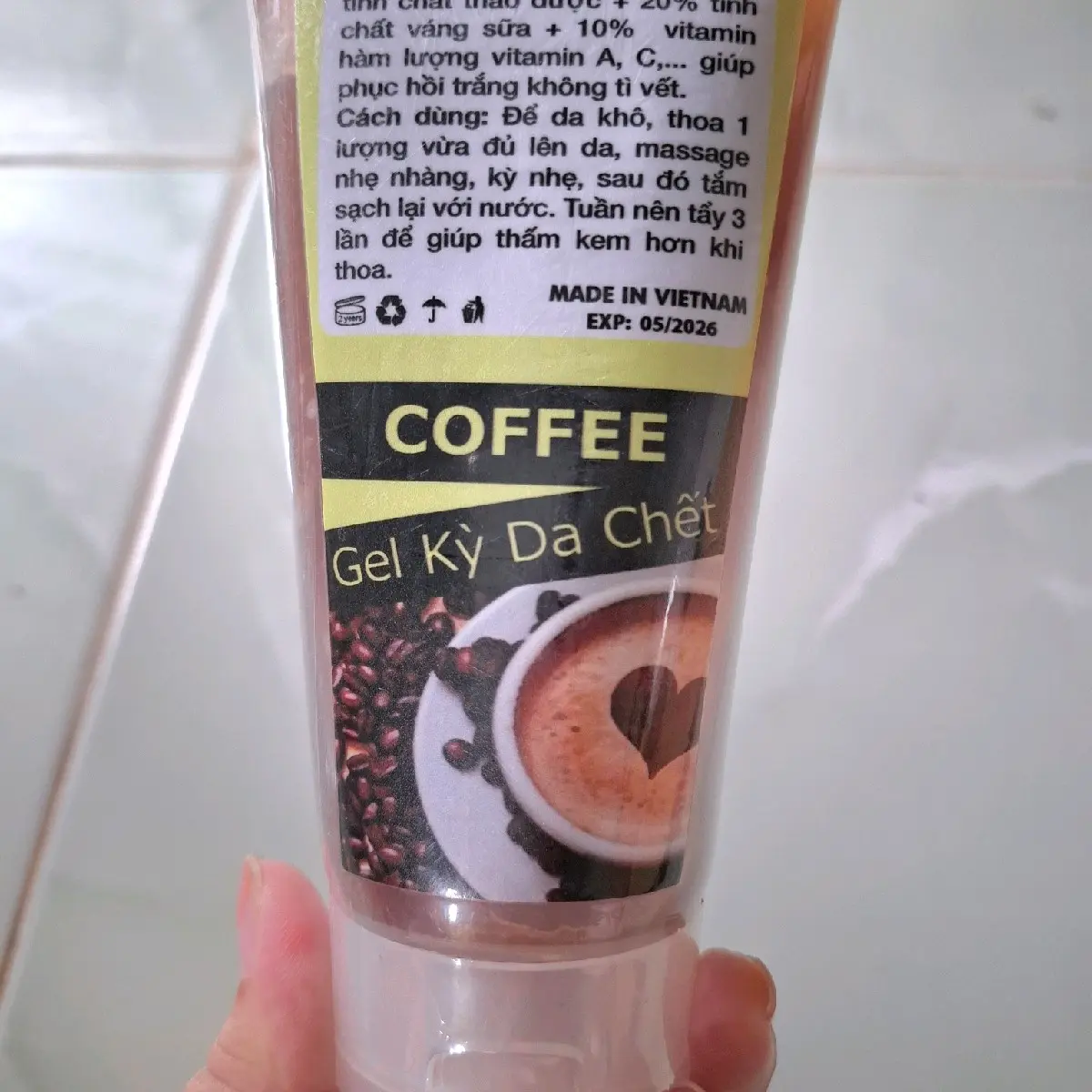 tẩy tế bào chết cafe 200g