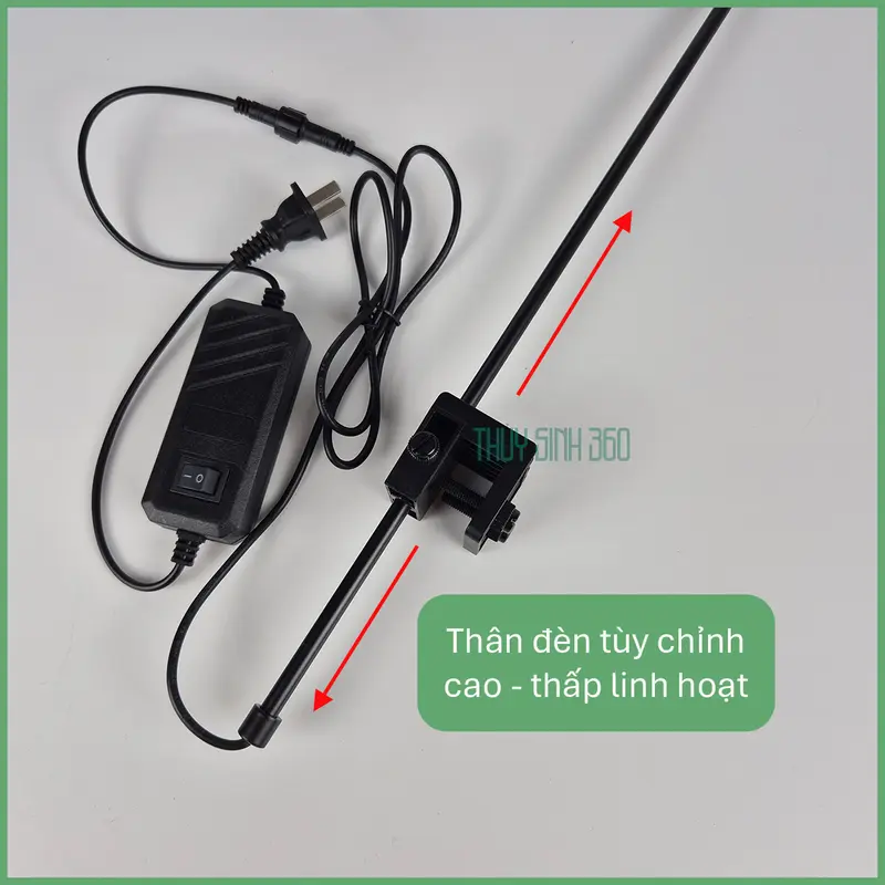 Đèn Rọi 3 Chế Độ Màu Coco - Chất Liệu Nhôm - Sử Dụng Cho Bể Thủy Sinh, Biotop, Bán Cạn, Tiểu Cảnh 2