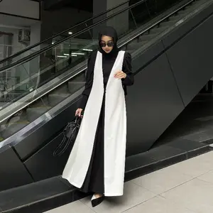Hi.PRIMA Long Outer Cotton and Cotton Rib Outer Wanita