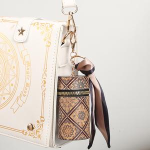 Bags Beg Comel  Bentuk Tong Bulat  Minimalis Fesyen  Gaya Baldi  Rantai Kunci Mini  dengan Selendang  Beg Kecil untuk Wanita Crossbody  Selempang