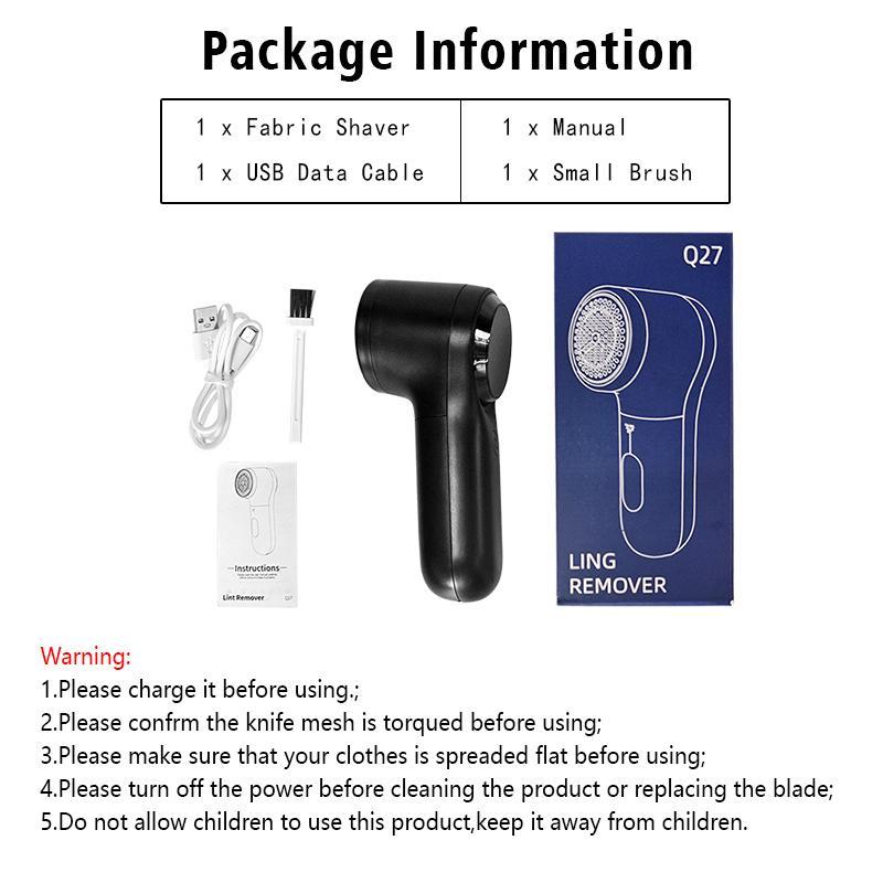 Electric Lint Remover Portable Fabric Shaver, 3-speed Portable Sweater Shaver Removal of Lint Durable Shaver, for Socks/Sweaters/Coats/Bedding Sets 3