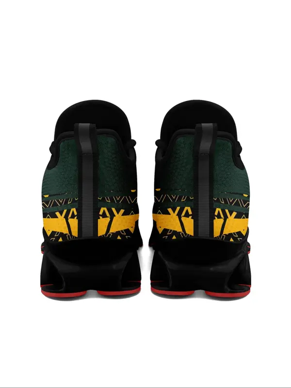 Men's Fashionable Patchwork Low Top Sneakers, Casual Comfortable Breathable Mesh Sports Running Shoes, Male All-match Round Toe Shoes for Daily Wear 2