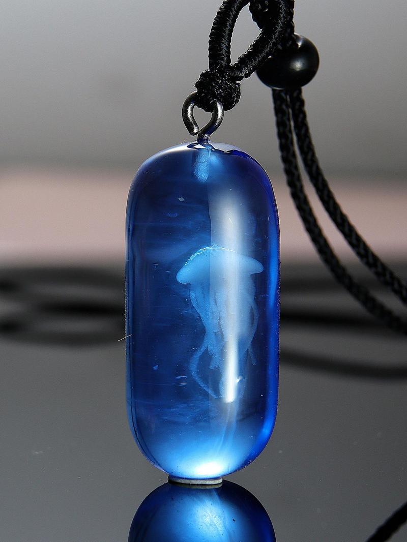 Product Introduction of Fashionable Jellyfish Design Pendant Necklace for Women & Men,  Fashion Jewelry for Party, Daily Clothing Decor, Trendy All-match & Exquisite Jewelry for Birthday Gift 6