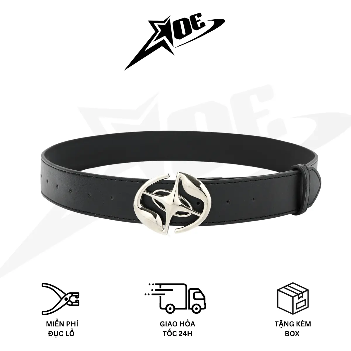 AOE STUDIO - Thắt lưng nam nữ da PU ETERNITY dây nịt cao cấp hình hành tinh phong cách Y2K