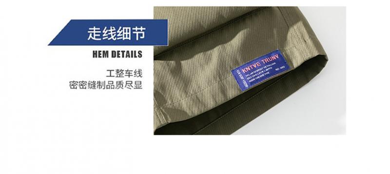 Product Introduction of Quần Soóc Thời Trang, Phong Cách Hồng Kông, Quần Cropped Cho Nam, Quần Dài Nhiều Túi, Quần Thường Ngày, Quần Áo Công Sở 13