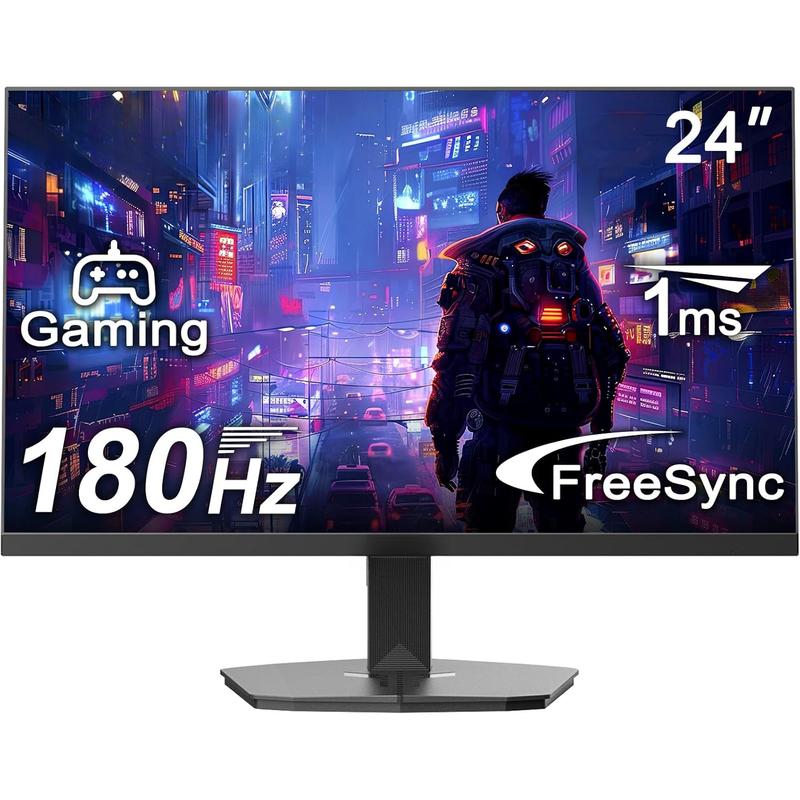 24 Inch Gaming 180Hz, DP 1.4 & HDMI 2.0 Ports High Refresh Rate ...