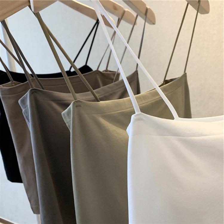 Product Introduction of Quality Version Independent Solid Color Camisole Women'S Summer With Chest Pad Top Without Steel Ring Seamless Wrapped Chest Thin Tube Top 4