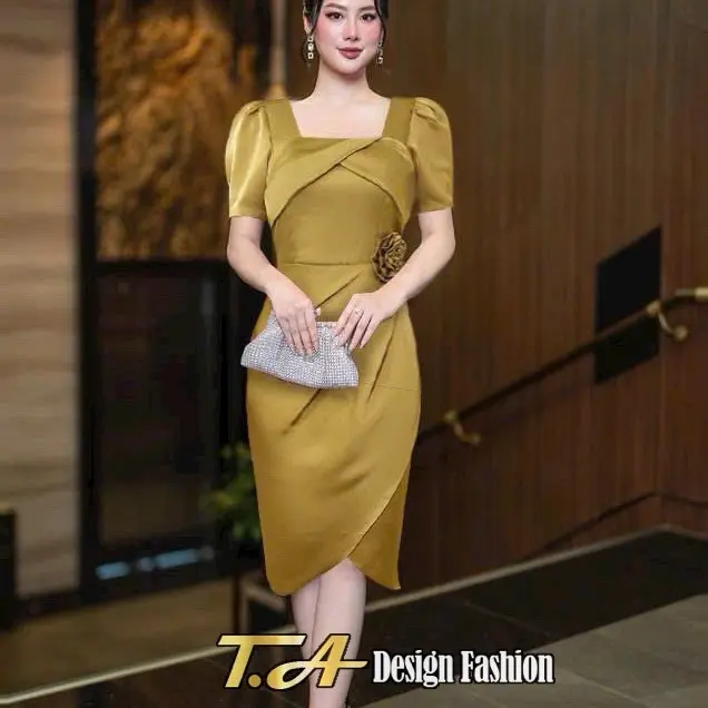 [T-A] Đầm Thiết Kế Cao Cấp - Phom chuẩn Đẹp